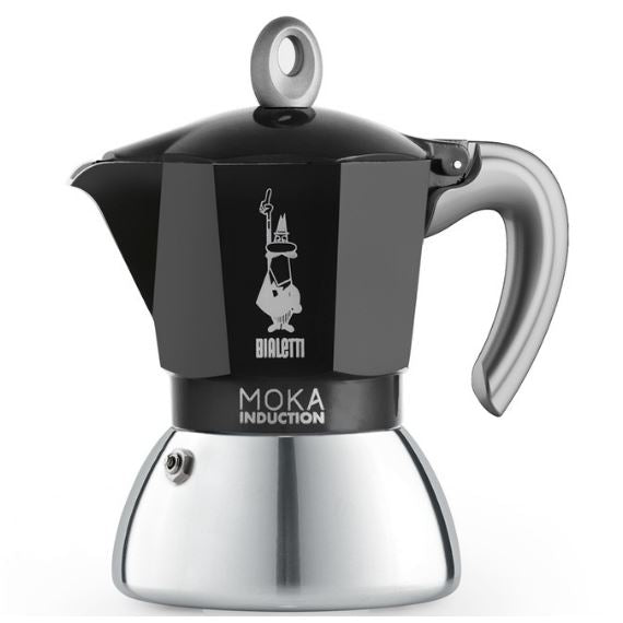 Bialetti Moka Induction 6 Cup - Black