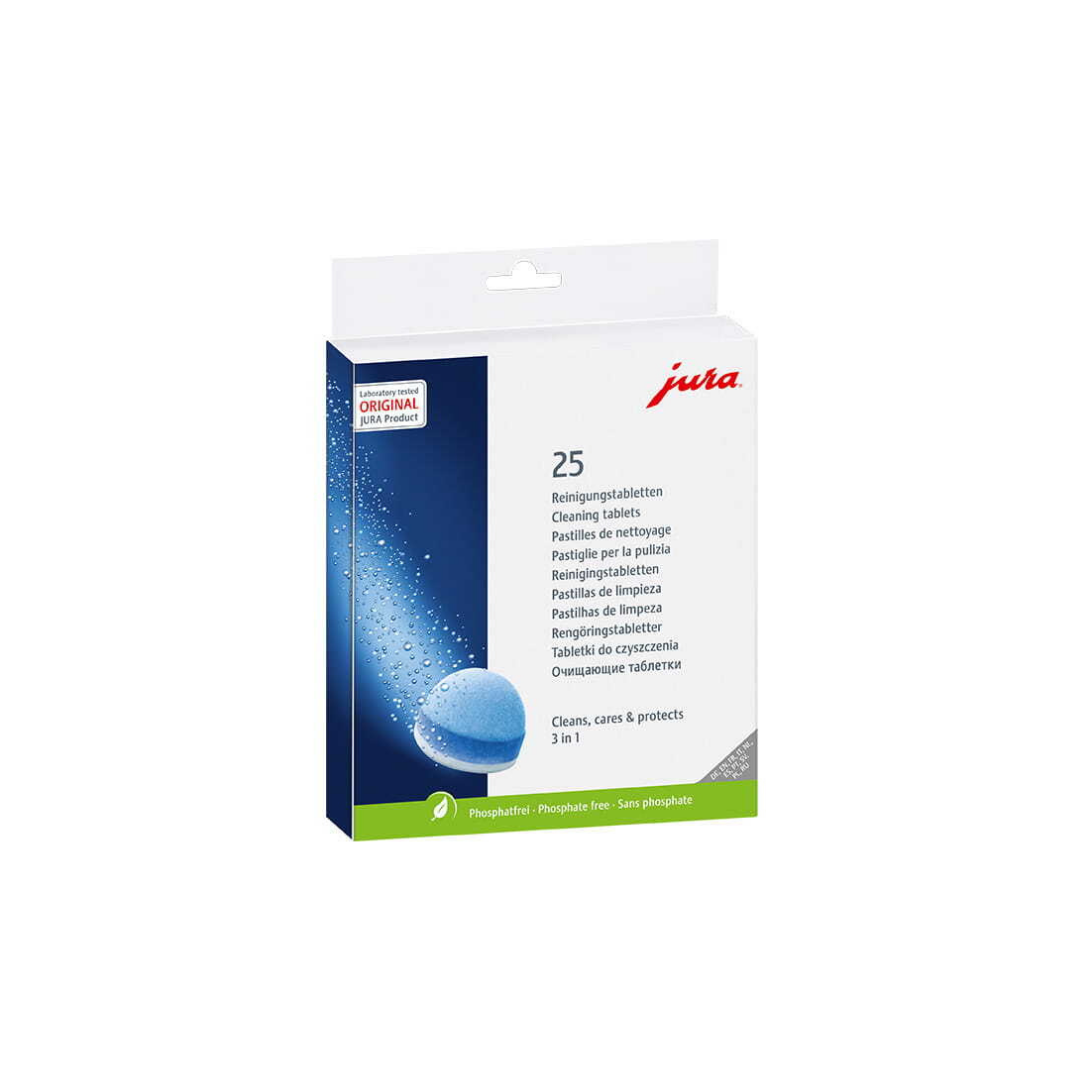 Jura 3 in 1 Cleaning Tablets - 25 Pack