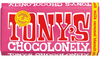 Tony&#39;s Chocolonely Milk Caramel Biscuit Chocolate 180g - Pack of 4 Bars