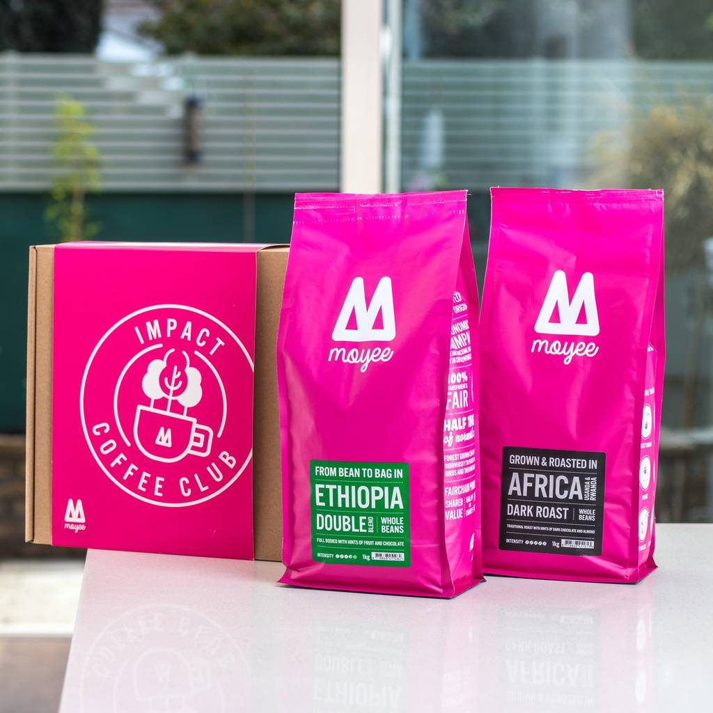 Impact coffee club box and bags