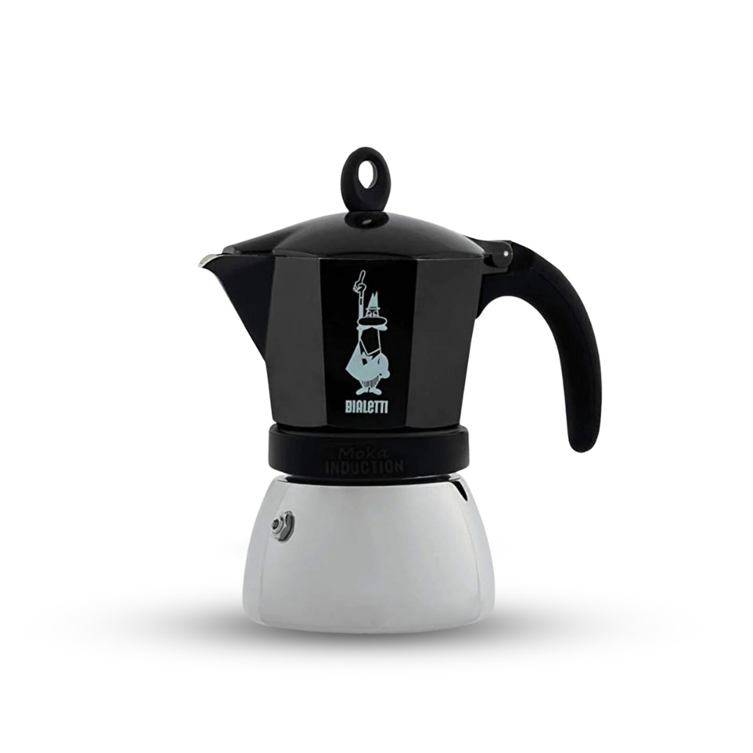 Bialetti Moka Induction 4 Cup - Black