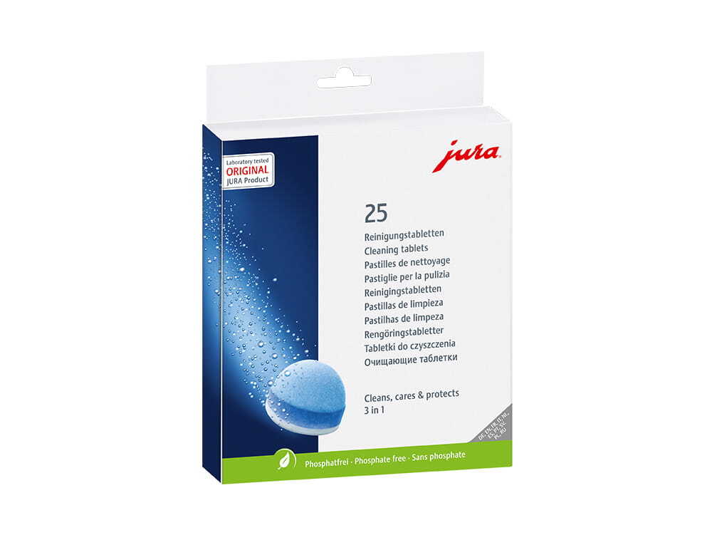 Jura 3 in 1 Cleaning Tablets - 25 Pack
