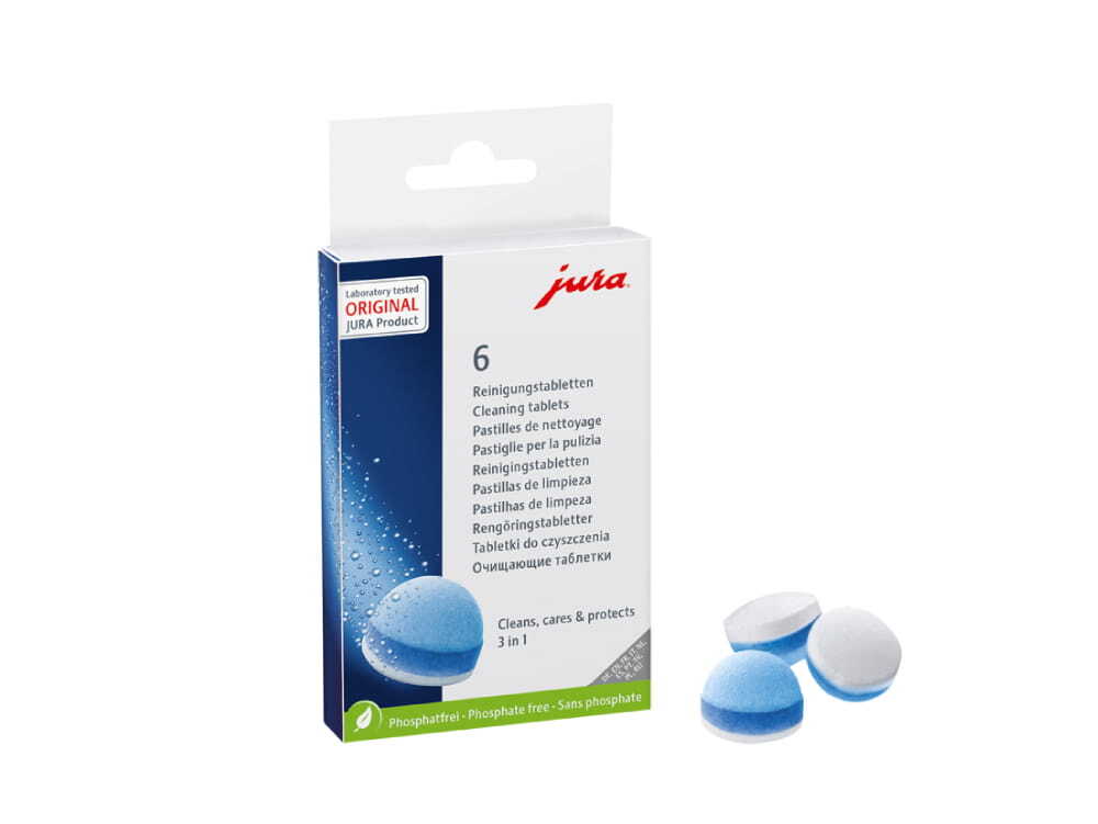 Jura 3 in 1 Cleaning Tablets - 6 Pack